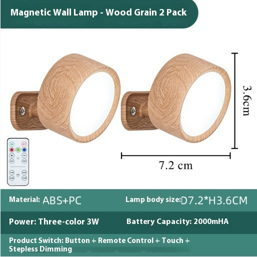 Lámpara de Noche Táctil con Cargador USB y Luz de Lectura Portátil - Image 6