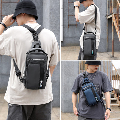 Bolsa de Pecho Multifuncional para Hombre - Diseño Moderno de Una Correa