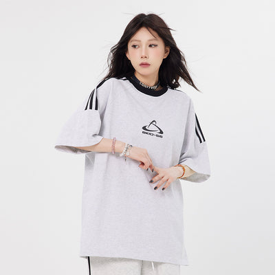 Playera Estampado Logo Unisex - Camiseta de Verano Moda Casual