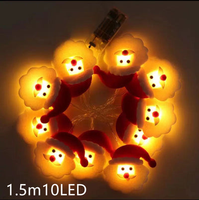 Luces LED Decorativas Navideñas - Guirnalda Multiusos Santa, Copos de Nieve y Fantasmas - Image 34