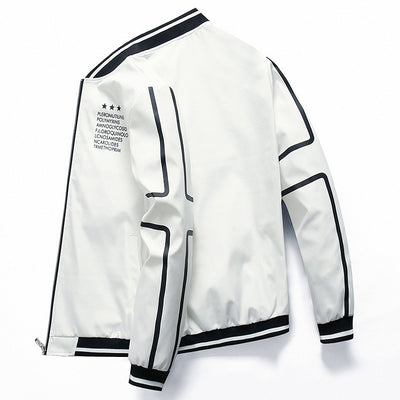 Chaqueta Suelta con Cuello Mao - Comodidad Diaria - Image 7