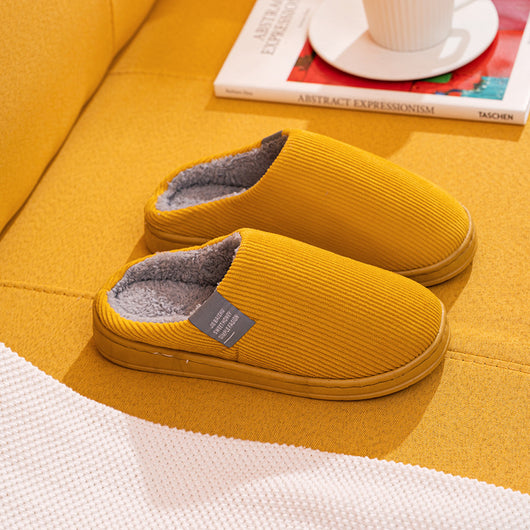 Pantuflas de Pareja en Algodón - Cálidas, Antideslizantes y Suaves