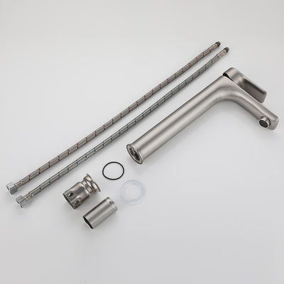 Grifo Monomando Acero Inoxidable 304 para Lavamanos - Agua Fría y Caliente - Image 2
