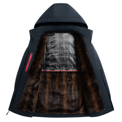 Abrigo Acolchado de Terciopelo para Hombre - Image 6