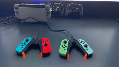Cargador Múltiple 4 en 1 para Controles Nintendo Switch - Base de Carga Rápida - Image 9