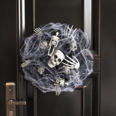 Guirnalda de Calaveras de Malla Negra para Decoración de Halloween - Image 12