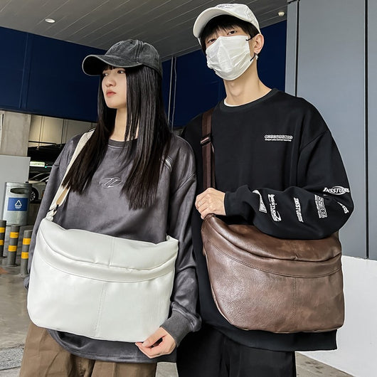 Bolsa Crossbody Retro para Hombre con Gran Capacidad