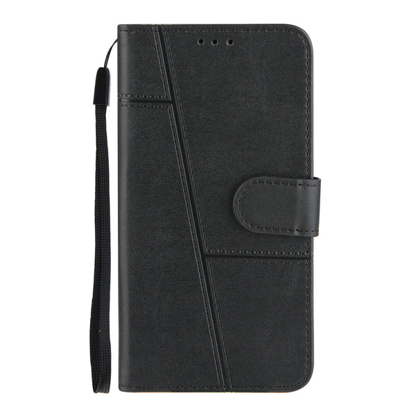 Funda para Celular con Patrón de Piel y Soporte de Tarjetas