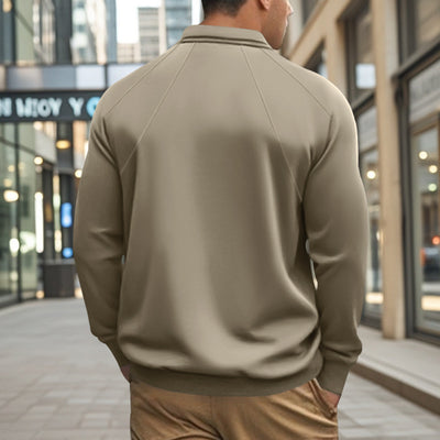 Polo Casual de Cuello Clásico para Hombre - Diseño Versátil Primavera Otoño - Image 21