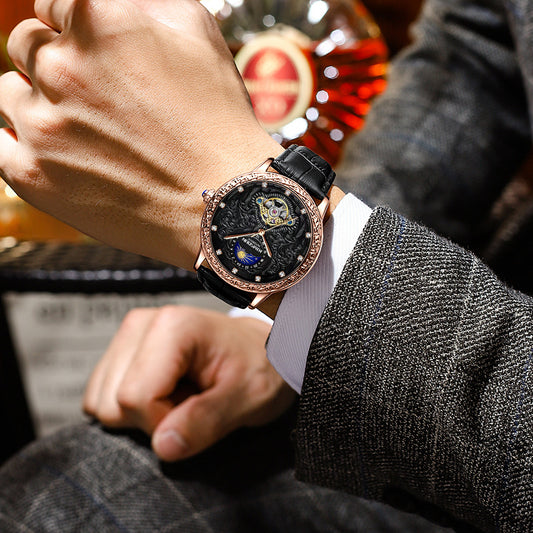 Reloj Mecánico Tourbillon de Lujo para Hombre Ejecutivo - Image 2