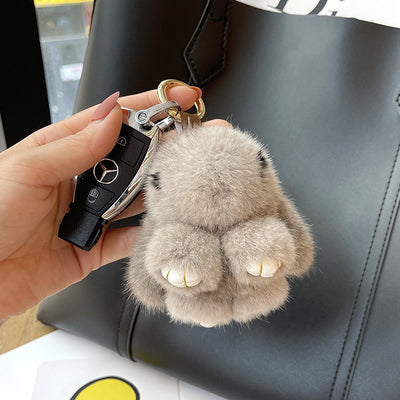 Llavero Colgante Conejo Peluche Mink Red Viral - Image 15