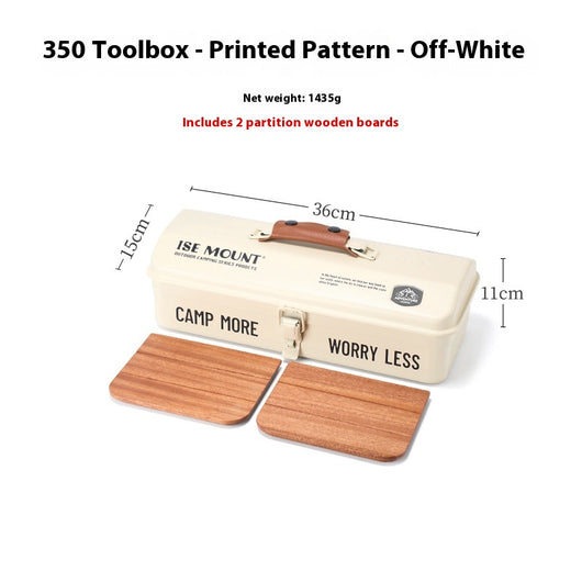 Caja de Herramientas para Camping Outdoor con Compartimentos y Stickers - Image 18