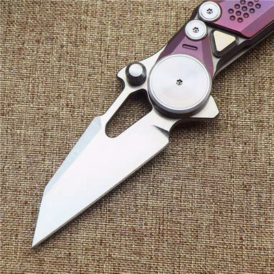 Cuchillo Plegable de Aleación de Titanio y Alta Dureza - Image 8