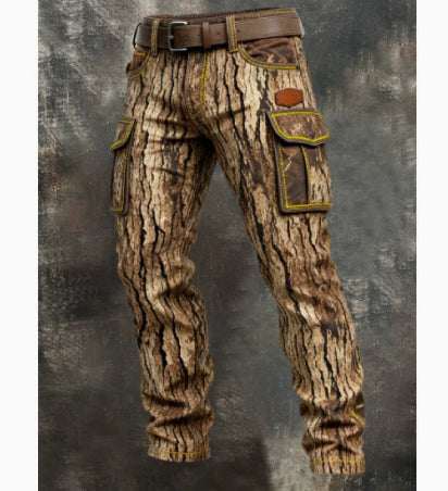 Pantalones de Trabajo Vintage Punk para Hombre - Image 8