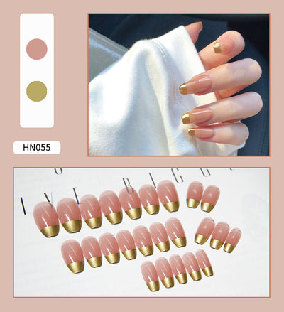 Uñas Postizas Decoradas Adhesivas - Diseño Profesional Listo para Usar - Image 59