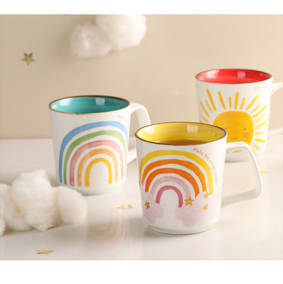 Taza de Cerámica Creativa para Oficina - Diseño Verano Mujer - Image 11