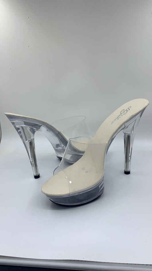Sandalias Plataforma Stiletto con Cristal Transparente - Image 16
