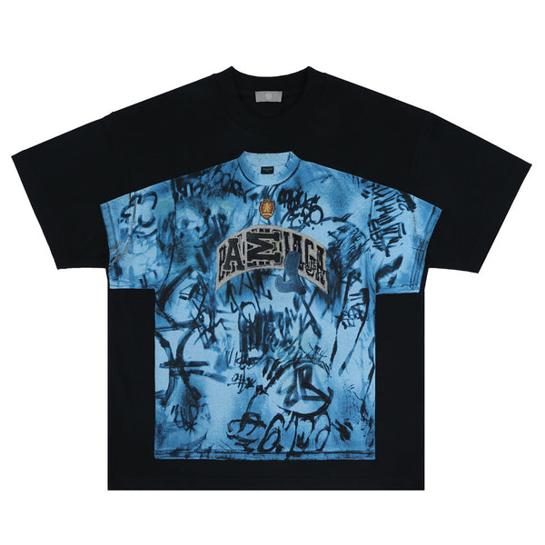 Camiseta Estampada Graffiti para Hombre