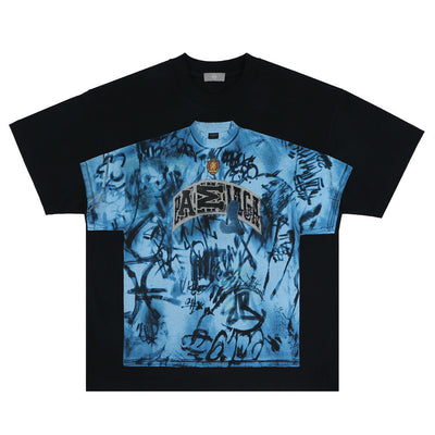 Camiseta Estampada Graffiti para Hombre