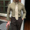 Camisa Casual de Manga Larga en Seersucker Transpirable para Hombre