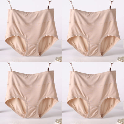 Pack 4 Pantaletas Cintura Alta Viscosa Suave Colores Lisos Mujer - Image 15