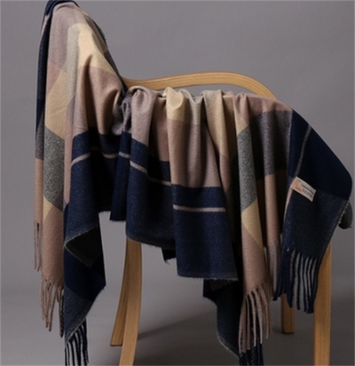 Bufanda de Cachemira con Lunares para Otoño e Invierno - Image 61