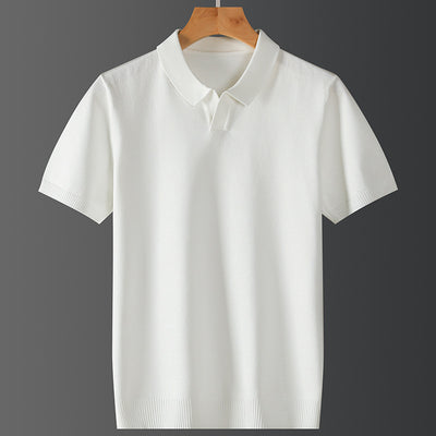Polo Manga Corta Hombre Moderno para Otoño Invierno