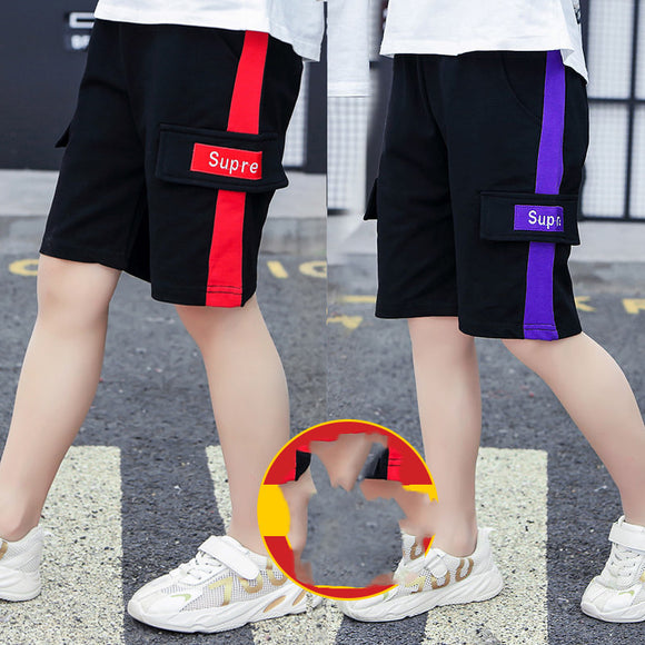 Pantalones Deportivos Cortos de Algodón para Niños - Diseño Moderno y Cómodo