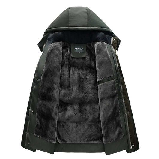 Chaqueta Acolchada de Plumas para Hombre Tallas Grandes - Image 9
