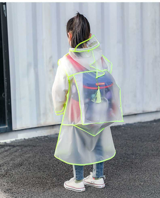 Poncho Impermeable Transparente para Niños - Image 14