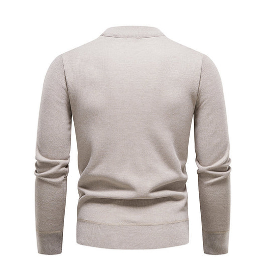 Suéter para Hombre con Forro Polar Grueso Cuello Redondo - Image 23
