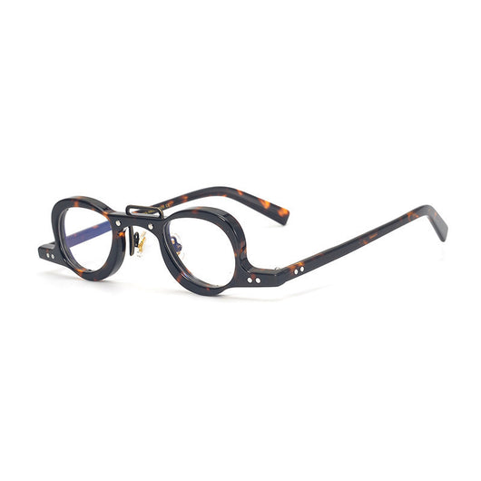Gafas de Montura Redonda Pequeña Artesanal para Miopía - Image 9