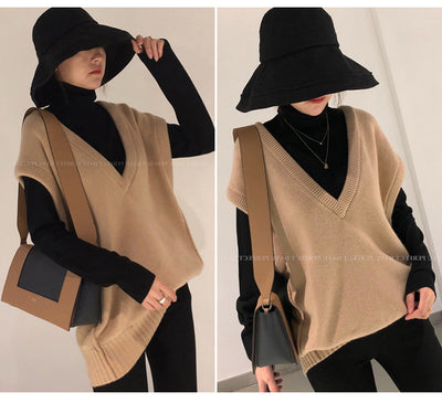 Chaleco Suelto Coreano para Mujer Talla Grande - Image 6