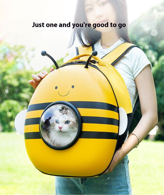 Mochila Transportadora Espacial 3D para Mascotas con Diseño de Abeja - Image 17