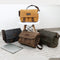 Bolsa Bandolera Vintage de Cuero Crazy Horse Impermeable para Hombre