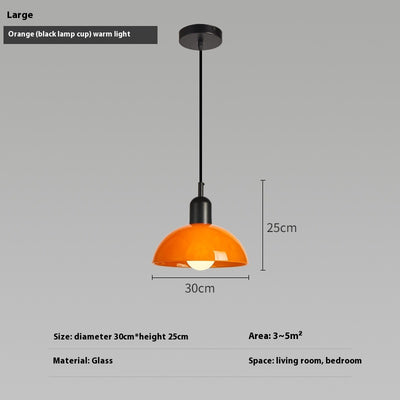 Lámpara Colgante Bauhaus Retro de Cristal para Restaurante - Image 14