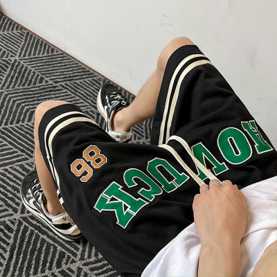 Shorts Bordados con Letras para Hombre - Diseño Versátil y Moderno - Image 7