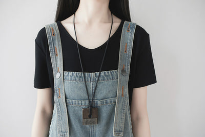 Enterizo Harem Denim Retro Talla Grande para Mujer - Image 23