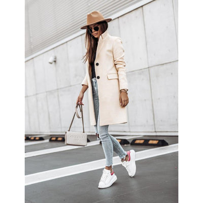 Abrigo de Lana con Botones - Elegancia Atemporal para Hombre - Image 14