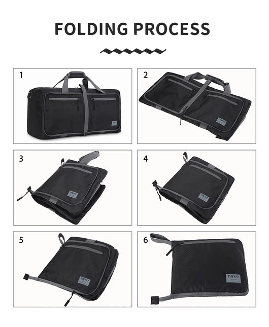 Bolsa de Viaje Plegable con Bandolera - Capacidad Extra Grande Portátil - Image 10