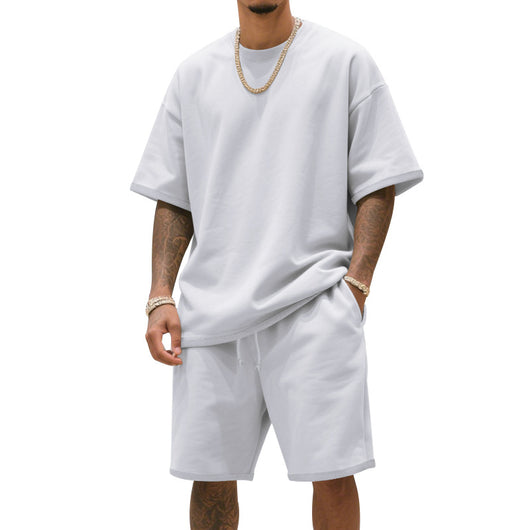 Traje Deportivo Hombre Manga Corta Ajuste Relajado para Verano - Image 2
