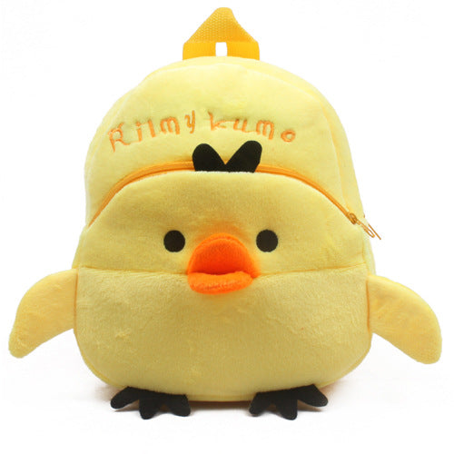 Mochila Escolar Infantil de Peluche Suave - Educativa y Adorable