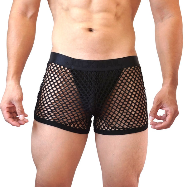 Calzoncillos Tipo Boxer Mesh de Cintura Baja para Hombre
