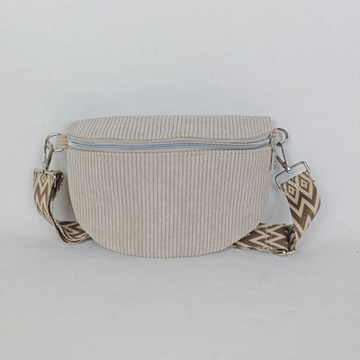 Bolso de Hombro Corduroy de Gran Capacidad para Mujer - Image 14