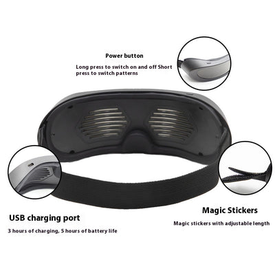 Gafas LED Bluetooth con Pantalla Full Color Dinámica para Fiestas - Image 8