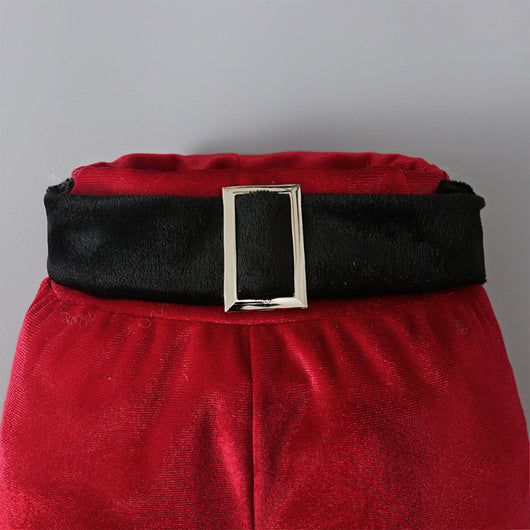 Conjunto Navideño Infantil 3 Piezas: Camisa Manga Larga, Pantalón Acampanado y Gorro - Image 12