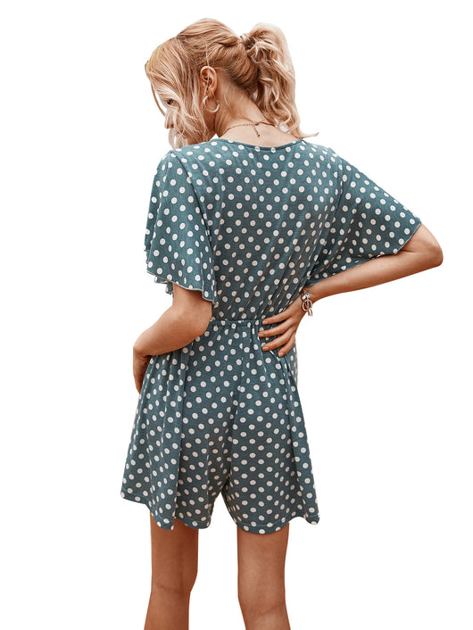 Jumpsuit Casual con Lunares en la Cintura - Image 14