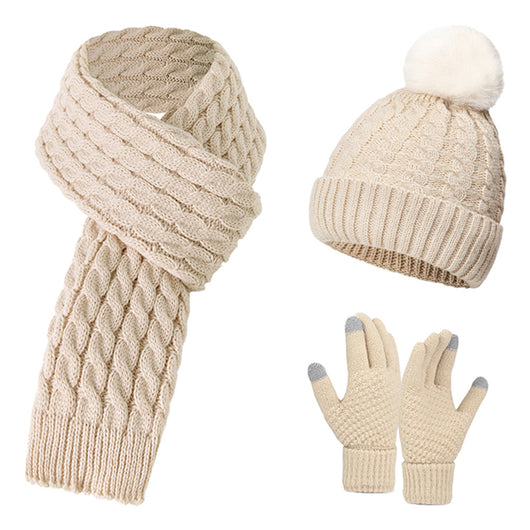 Conjunto Térmico de Invierno: Gorro, Bufanda y Guantes en Lana - Image 6
