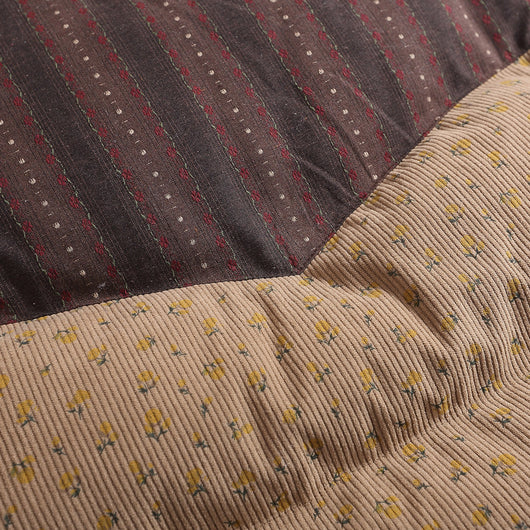 Chaqueta Acolchada de Pana con Cuello Alzado y Detalles en Contraste - Image 12
