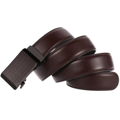 Cinturón de Cuero Genuino con Hebilla Automática para Hombre - Estilo Ejecutivo - Image 21